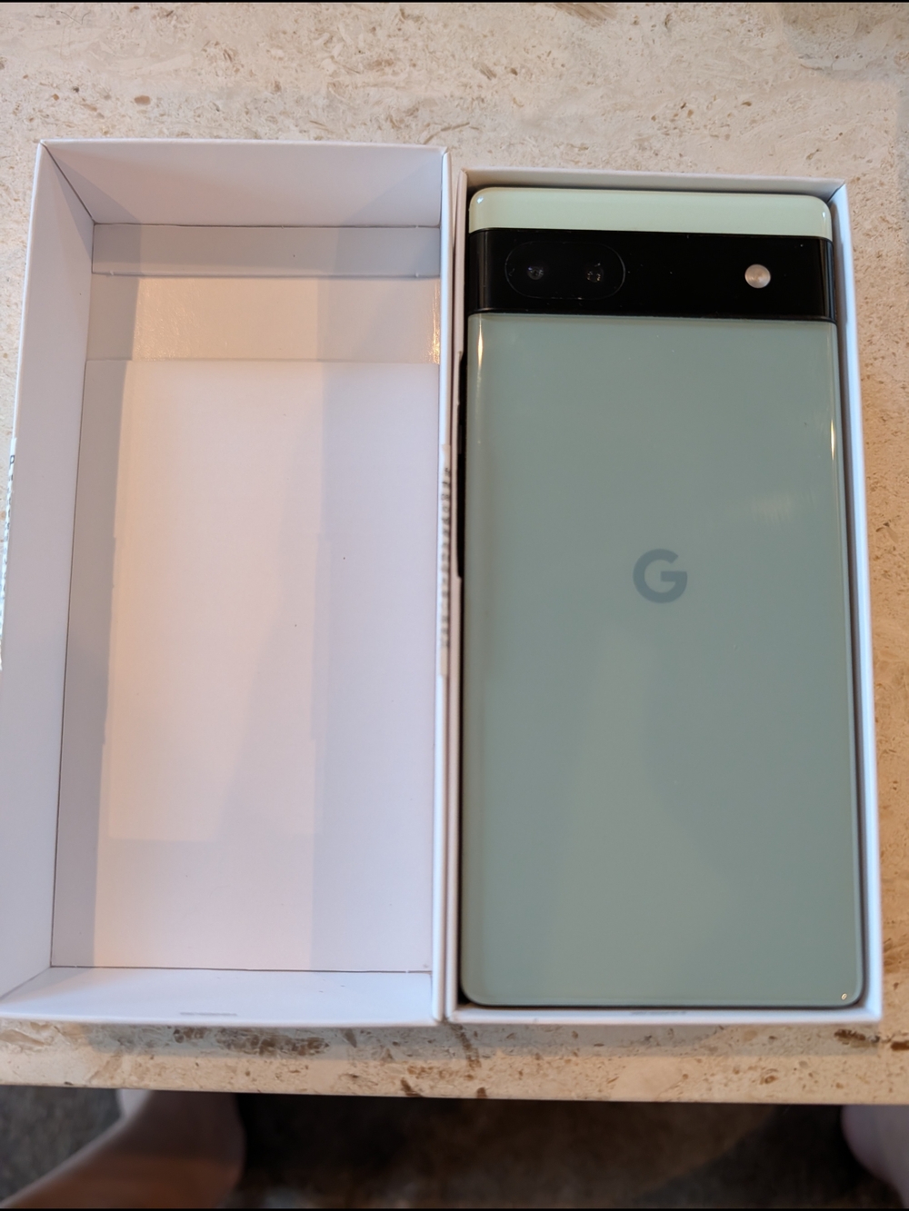 Google Pixel 6a Phone in Sage green 128gb